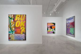 Contemporary art exhibition Harland Miller All Night Meteorite at White Cube West Palm Beach United States