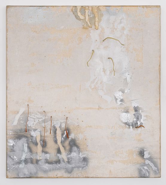 da war jemand by Gerhard Hoehme contemporary artwork Painting