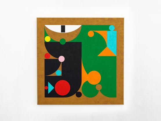Robby by Ad Minoliti contemporary artwork Painting