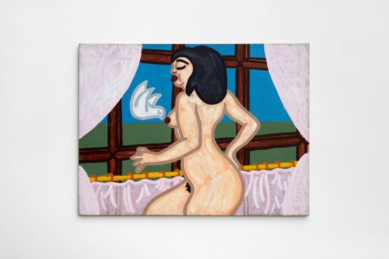 La Paloma by William N. Copley contemporary artwork Painting