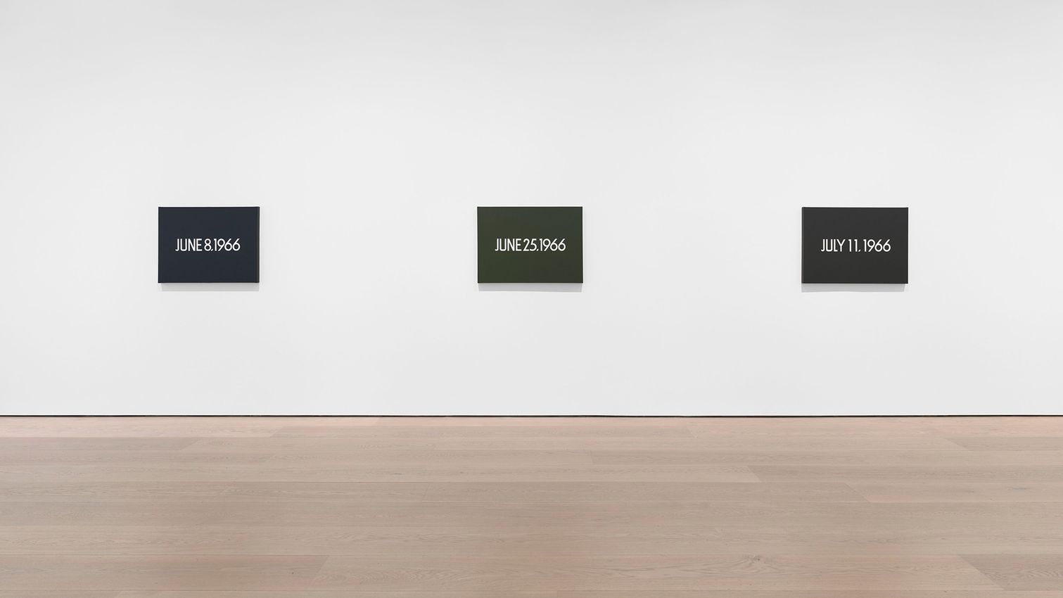 On Kawara, 'Date Paintings' at David Zwirner, London, United