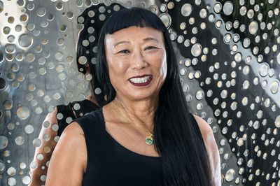 Lindy Lee Moon in a Dew Drop