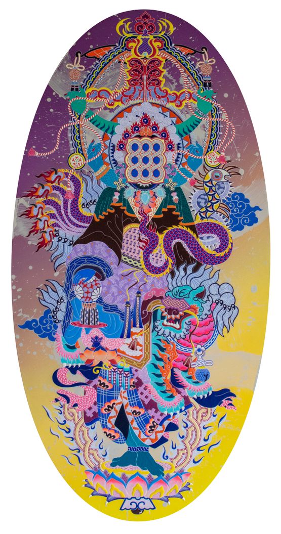 O Float col.2 by Kohei Kyomori contemporary artwork Painting