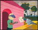 Message from an apostle of peace by Koichiro Takagi contemporary artwork Painting