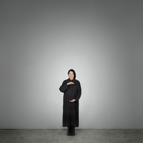 Holding Emptiness A from the series With Eyes Closed I See Happiness by Marina Abramovic contemporary artwork Print