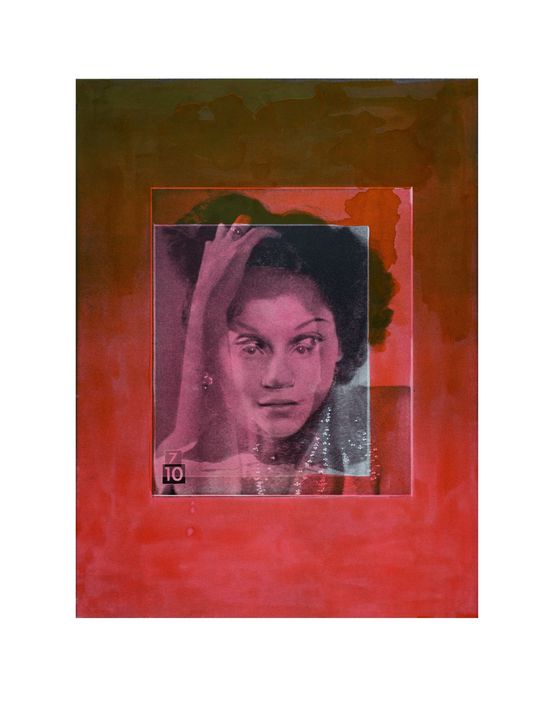 Special Character 5 by Lorna Simpson contemporary artwork Mixed Media