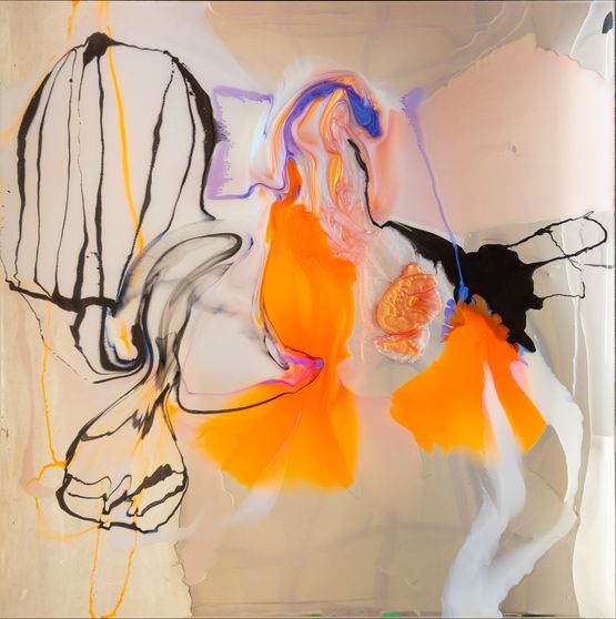 He always thought from the little that he knew that this was enough to make him confident that he was doing the right thing by Dale Frank contemporary artwork Painting