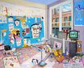 Basquiats Studio Crosby Street by Damian Elwes contemporary artwork Painting