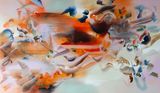 Night in the Old World by Grace Wright contemporary artwork painting works on paper