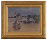 Retour de la fete foraine by Ferdinand Du Puigaudeau contemporary artwork painting