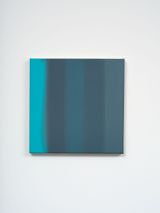 When two colours become one  particles in water by Simon Morris contemporary artwork painting