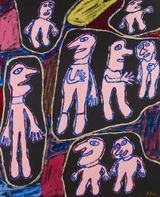 Voie pietonniere  20 janvier 1981 by Jean Dubuffet contemporary artwork painting