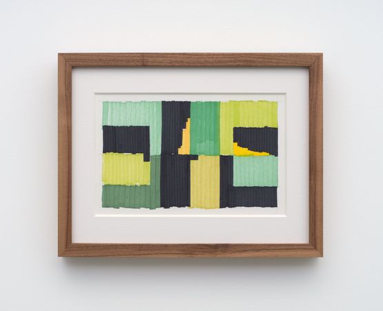 Spliced Glyph by Evan Nesbit contemporary artwork Works on Paper