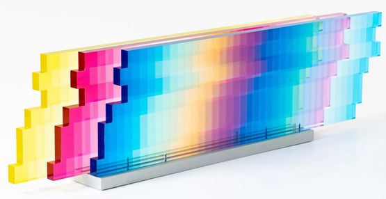 Subtractive Variability Manipulable 6 by Felipe Pantone contemporary artwork Sculpture