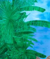 Tropical Landscape by Sally Ross contemporary artwork painting