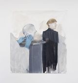 Sculptor by Jelena Telecki contemporary artwork painting