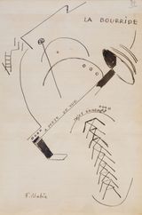 La Bourride by Francis Picabia contemporary artwork drawing
