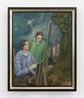 A marriage of doubt and confidence by Giangiacomo Rossetti contemporary artwork Painting