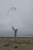 Kelp thrown into a grey overcast sky Drakes Beach California 14 July 2013 by Andy Goldsworthy contemporary artwork Photography