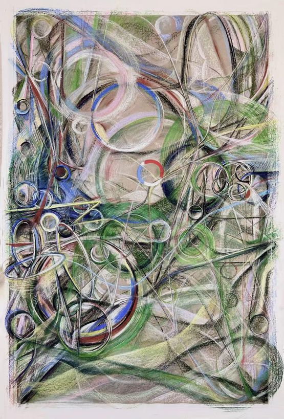 Prisma_No.1 Spring by Xue Mu contemporary artwork Drawing