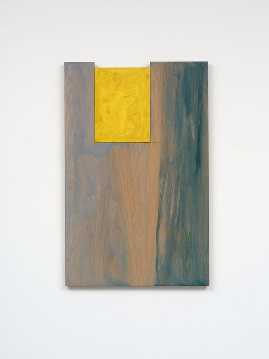 ND1 yellow by James Ross contemporary artwork Painting