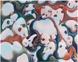 Prehistoric Baroque by Guo Hongwei contemporary artwork painting works on paper