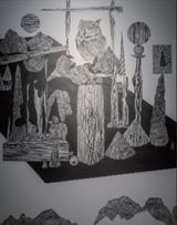 Distant Room_Table II by Seung Ae Lee contemporary artwork drawing works on paper