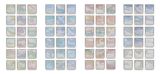 72 Seasons Grid by Miya Ando contemporary artwork painting