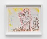 Untitled by Chris Martin contemporary artwork works on paper