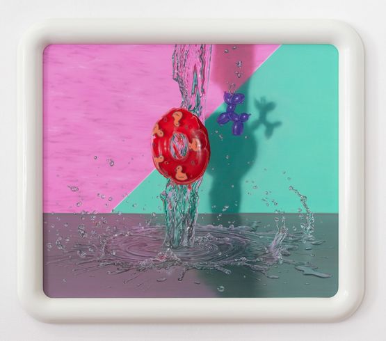 Deluge Zone by Emily Hartley-Skudder contemporary artwork Painting
