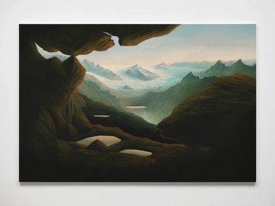 The White Heat of Cold Water - Cavity by Sholto Blissett contemporary artwork Painting