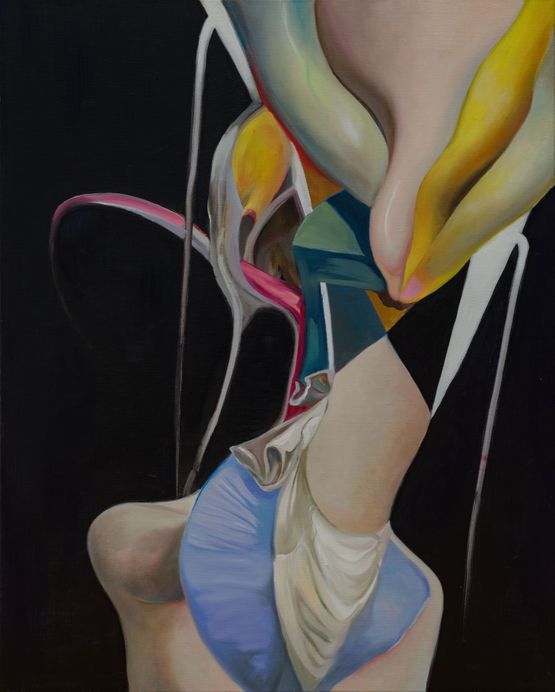 Frozen Tentacles  by Ling Jian contemporary artwork Painting