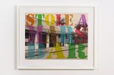 Suburban No. 5. Stole a Mars Bar by Tracey Moffatt contemporary artwork drawing print