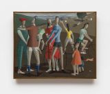 Ciclistas Cyclists by Milton Dacosta contemporary artwork painting