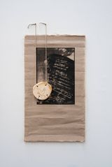 Mountain II by Manal Aldowayan contemporary artwork mixed media painting sculpture