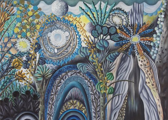 London 2210 by Hartmut Neumann contemporary artwork Painting