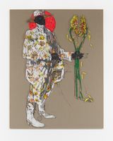 ALKEBU-LAN by Girmachew Getnet contemporary artwork drawing painting works on paper