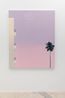 Palms and building by Alec Egan contemporary artwork Painting