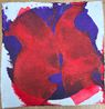 Red water on violet 1 by Sylke Von Gaza contemporary artwork Painting