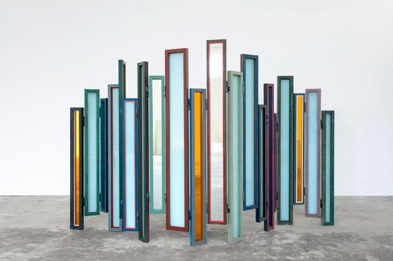 Usefulness of Uselessness - Compressed Window Screen No. 03 by Song Dong contemporary artwork Sculpture