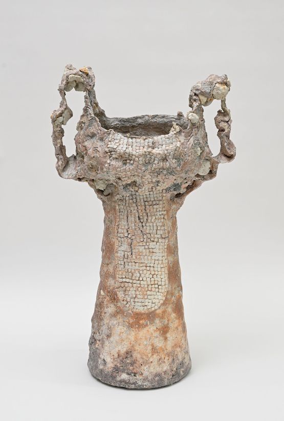 Mosaic Vessel by Masaomi Yasunaga contemporary artwork Sculpture