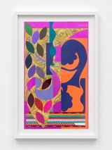 A Valsa das Folhas IV by Beatriz Milhazes contemporary artwork works on paper