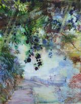 Descent to Redleaf Midday by Adrienne Gaha contemporary artwork painting