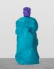 violet blue monk by Ugo Rondinone contemporary artwork Sculpture