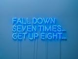 Fall Down Get Up by Liam Gillick contemporary artwork installation