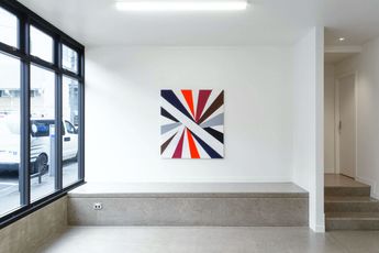 Contemporary art exhibition Anne-Marie May Felt Paintings at Hamish McKay Wellington New Zealand