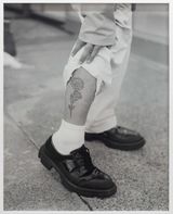 Untitled Leg with Tattoo by Harry Culy contemporary artwork photography