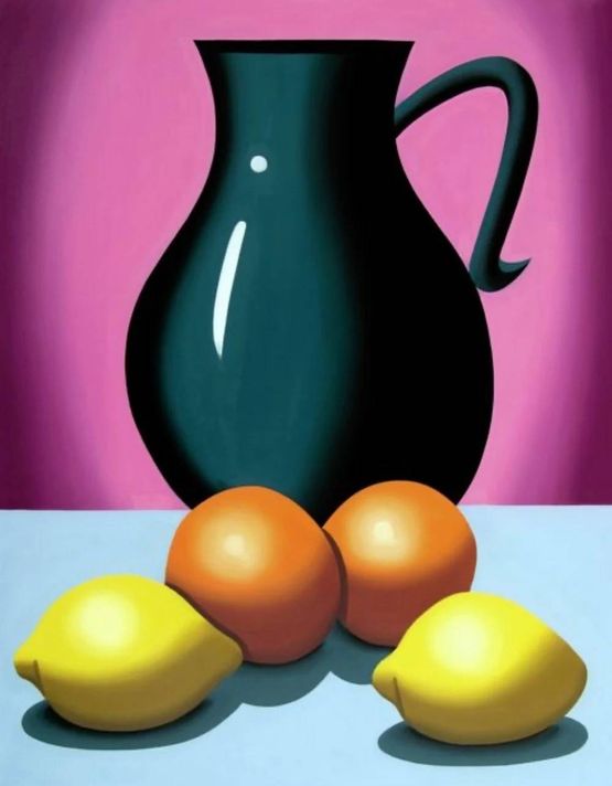 La Jarra Negra by Juan De La Rica contemporary artwork Painting