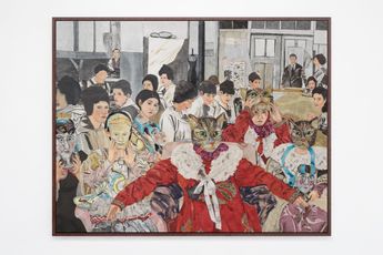 Contemporary art exhibition Maria Berrio The End Of Ritual at Victoria Miro Wharf Road London United Kingdom