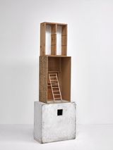Hundeleiter by Oswald Oberhuber contemporary artwork sculpture